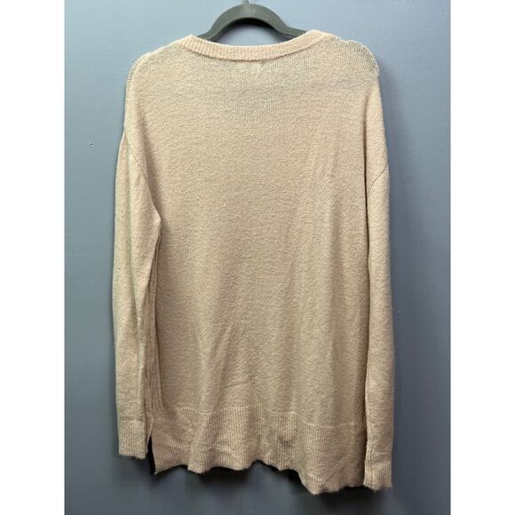 Pink Clover Sweater Womens‎ large round neck light pink tunic acrylic blend - Picture 2 of 5